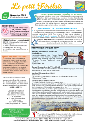 Petit Férélais - Novembre 2025